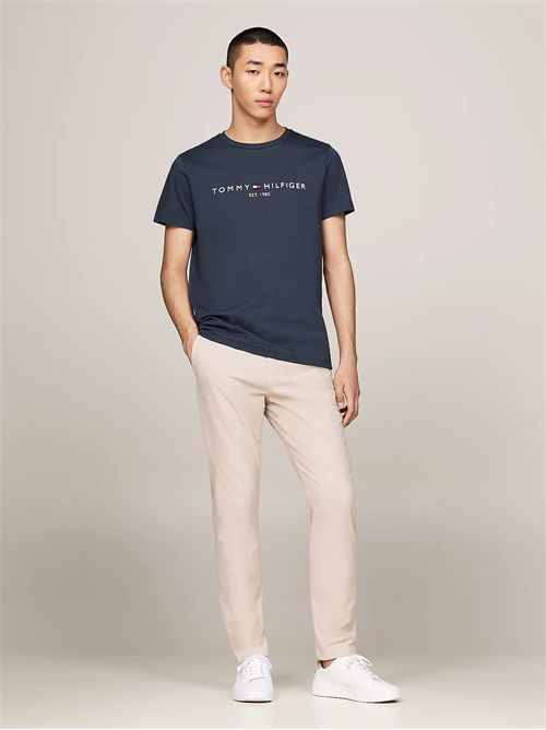 t-shirt man blue TOMMY HILFIGER | MW0MW11797POM